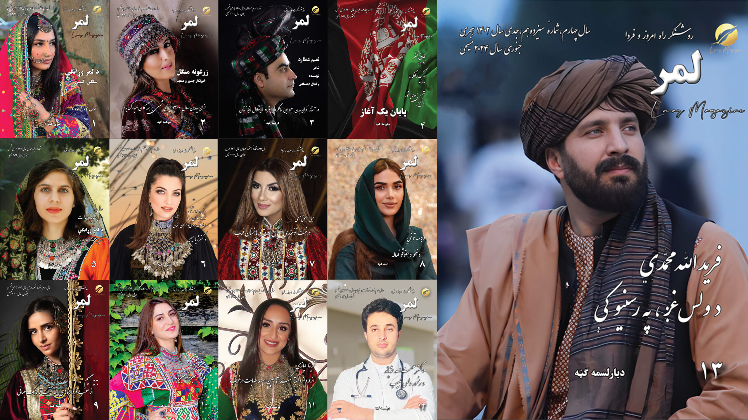 د لمر د مجلې دیارلسمه ګڼه – لمر